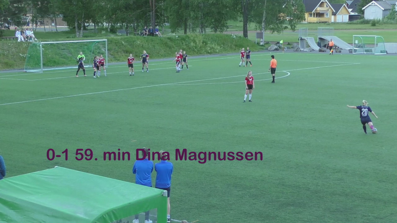 2022.06.20 Kongsberg - Strømsgodset TF Damer 0-2 (0-0) målene
